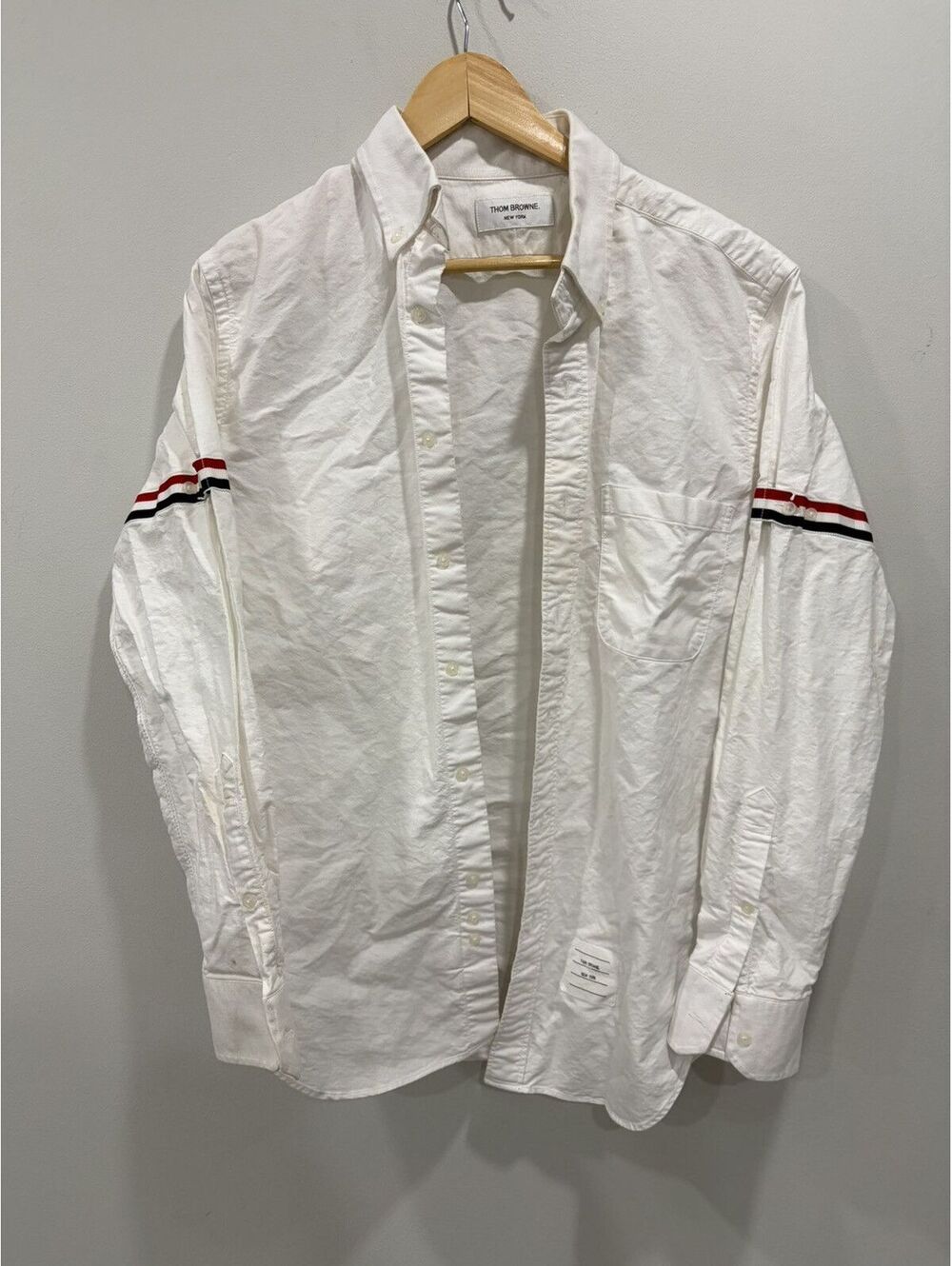 Thom Browne Button Up Shirt striped size 4